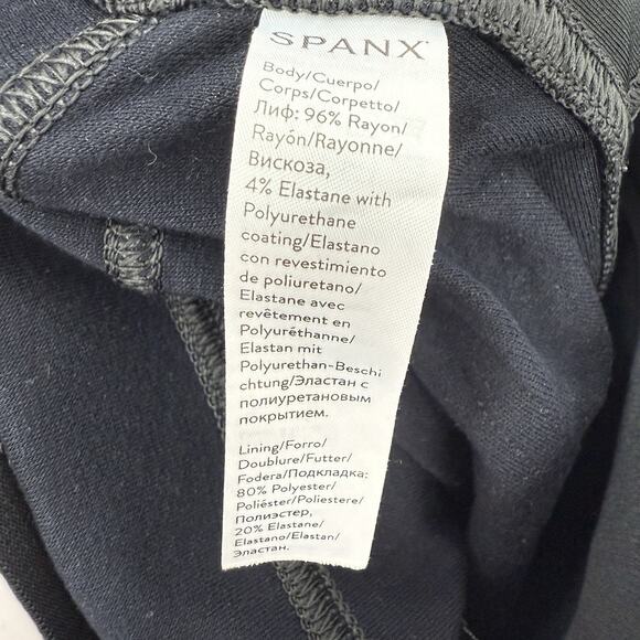 Spanx Faux Leather Like Ankle Skinny Jeans Brown Women size Small Petite 20282Q - Picture 12 of 14